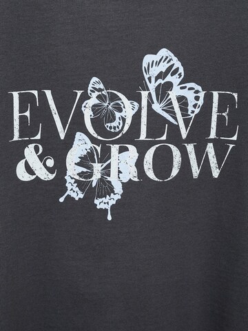 Tricou 'ILUSTRA' de la MANGO pe gri