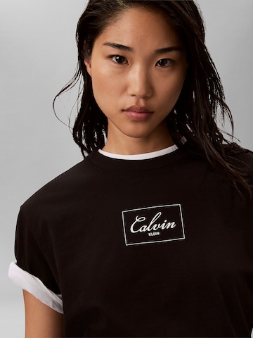 Calvin Klein Jeans Regular Shirt in Zwart