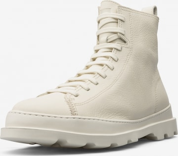 CAMPER Lace-Up Boots ' Brutus ' in White: front