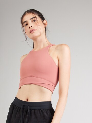 NIKE Korzetová Sportovní podprsenka – pink: přední strana