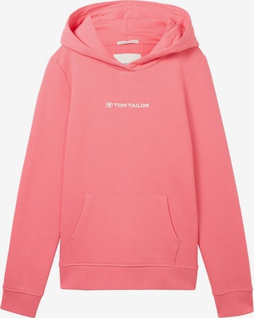 TOM TAILOR Sweatshirt in Roze: voorkant