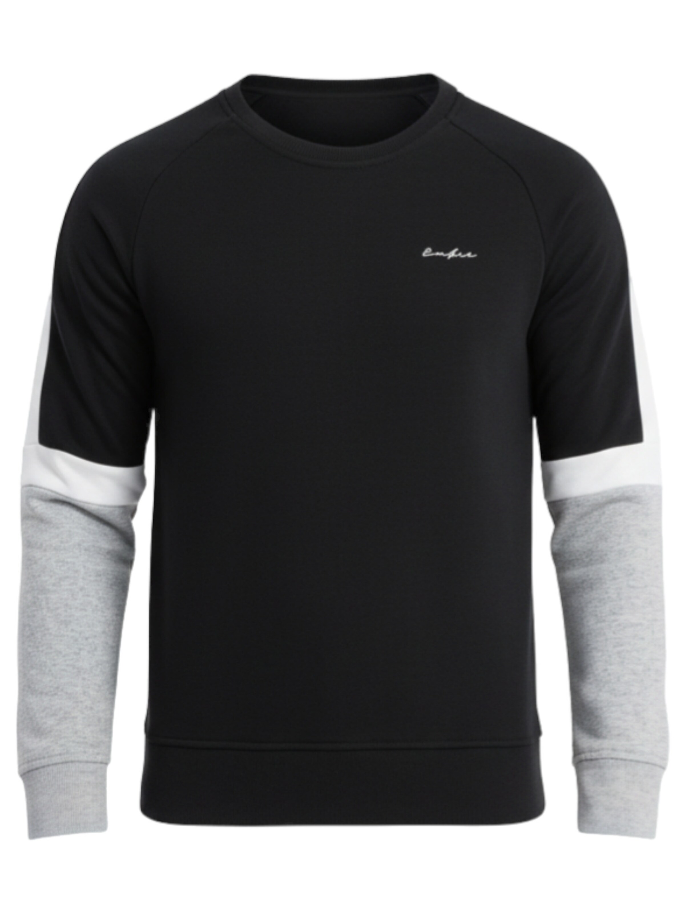 Ombre Sweatshirt 'OM-SSNZ-22FW-003' in Black: front