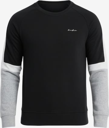 Ombre Sweatshirt 'OM-SSNZ-22FW-003' in Zwart: voorkant