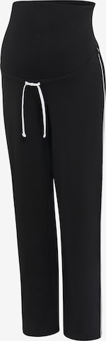 Neun Monate Pyjamahose in Schwarz: Vorderseite