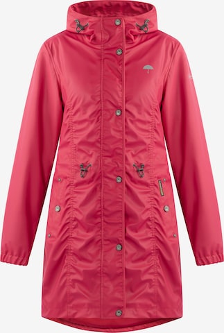 Schmuddelwedda Raincoat in Pink: front