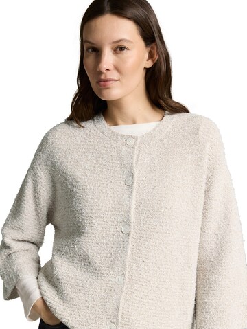 TOM TAILOR Knit Cardigan in White