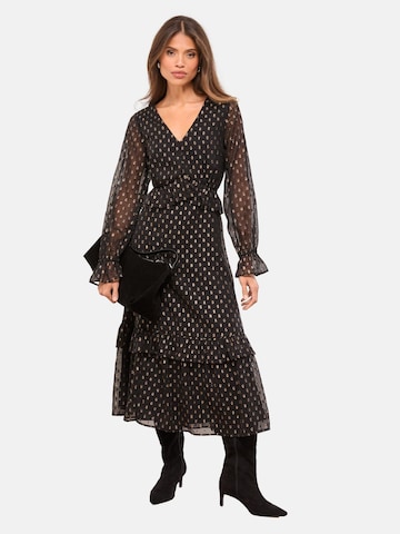 LipsyHaljina - crna boja: prednji dio