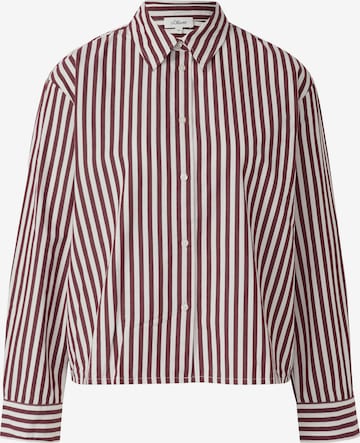 Chemisier s.Oliver en rouge : devant