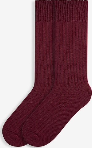 Von Jungfeld Socks 'Merino' in Red: front