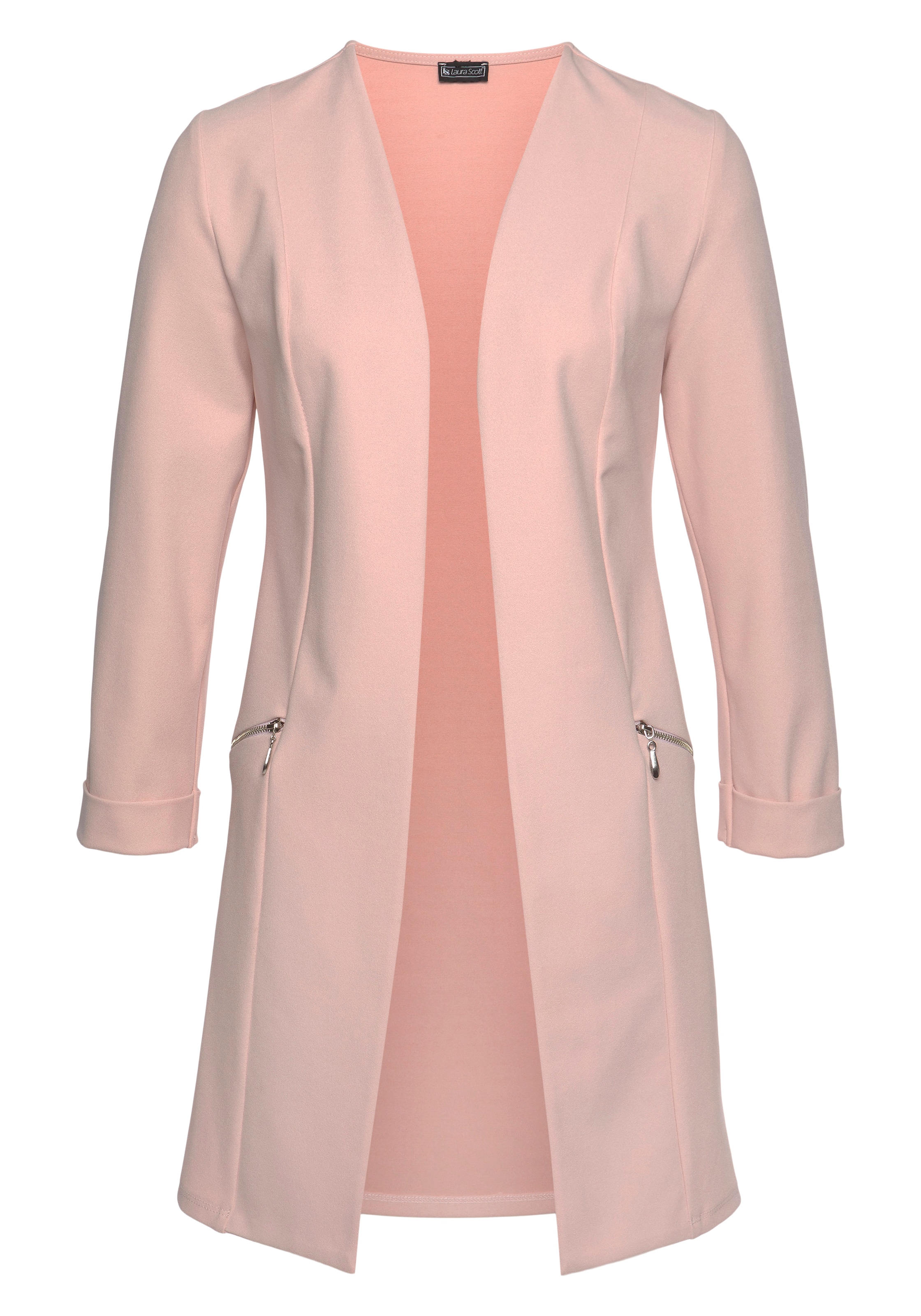 LAURA SCOTT Summer Coat in Pink: front