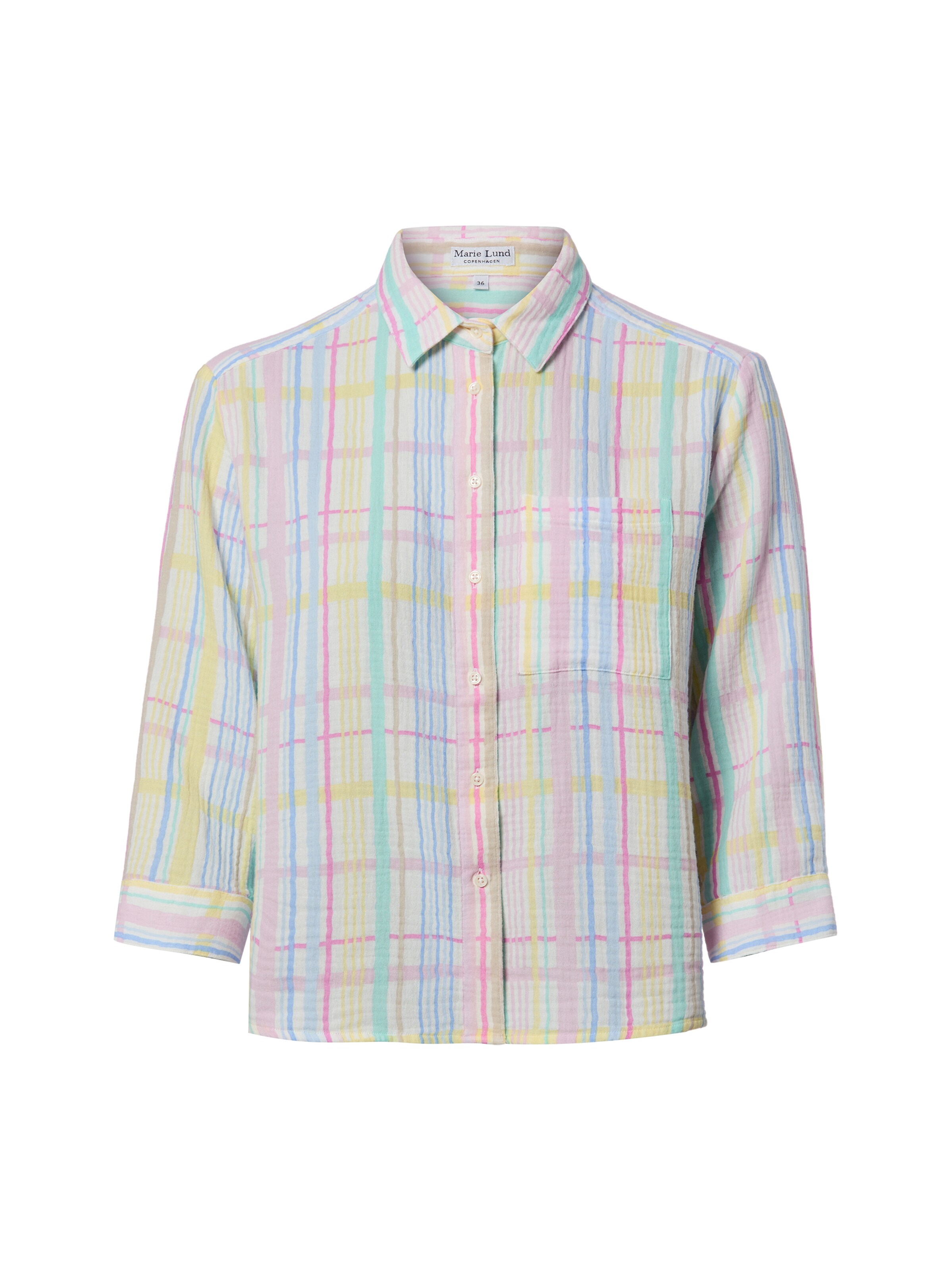 Marie Lund Blouse in White: front