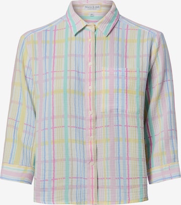 Chemisier Marie Lund en blanc : devant