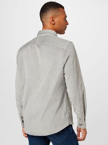 DRYKORN Regular fit Button Up Shirt 'Oshaa' in Grey