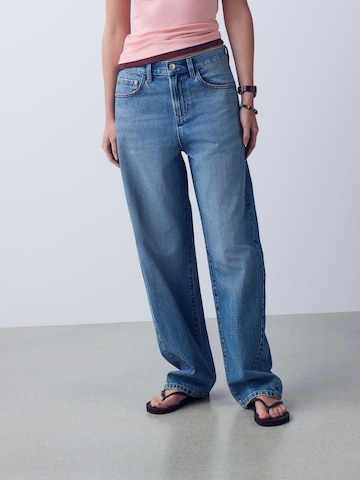 Next Loosefit Jeans in Blauw: voorkant