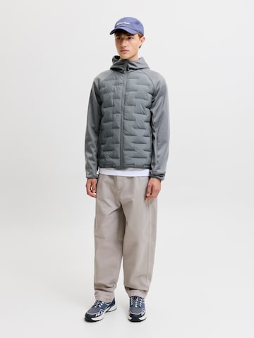 JACK & JONES Prehodna jakna 'JJEPERFECT' | siva barva
