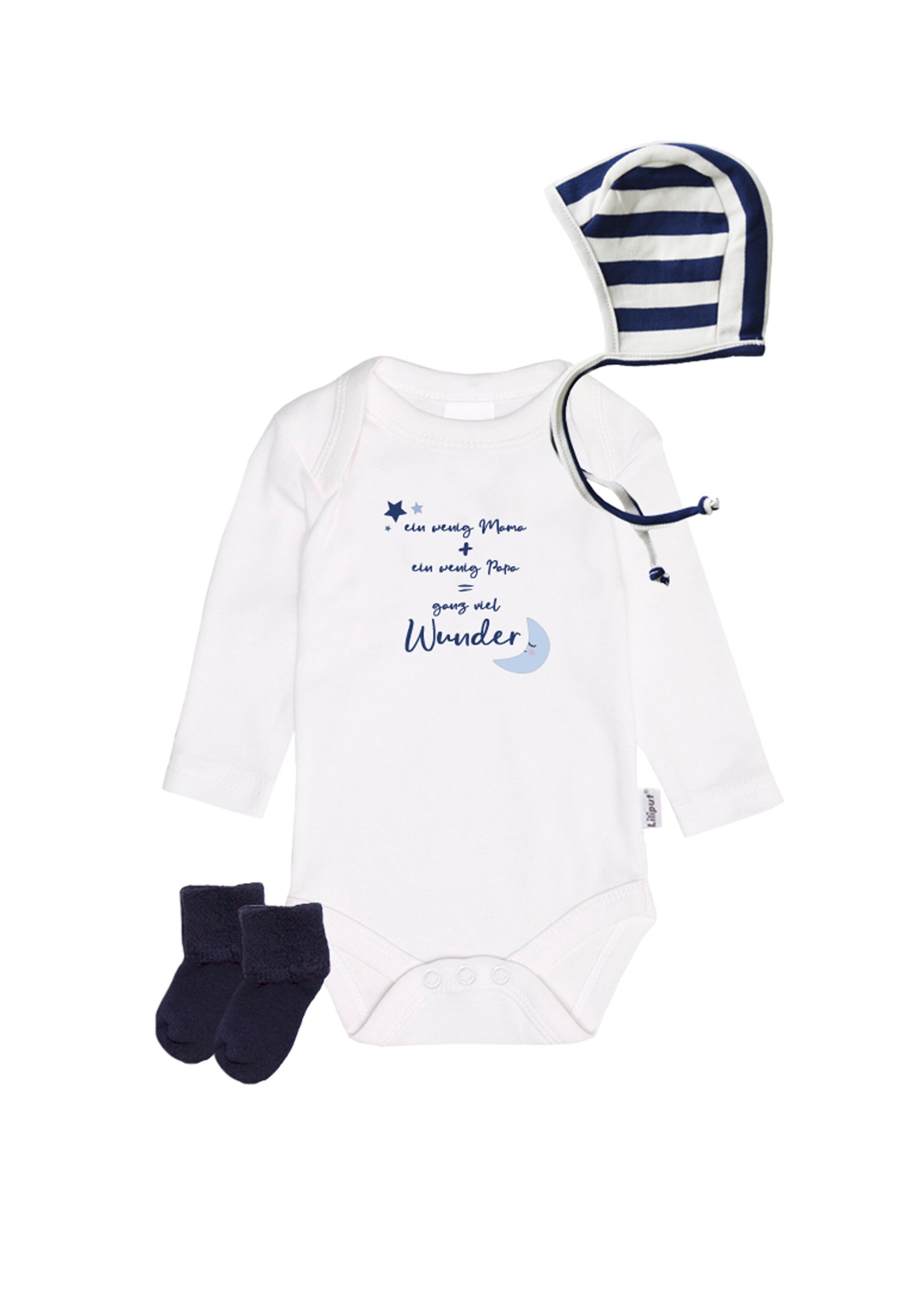 LILIPUT Underwear Set 'Ganz viel Wunder' in White: front