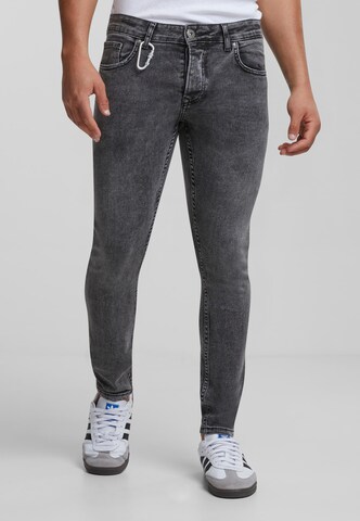 2Y Premium Skinny Jeans in Grijs: voorkant