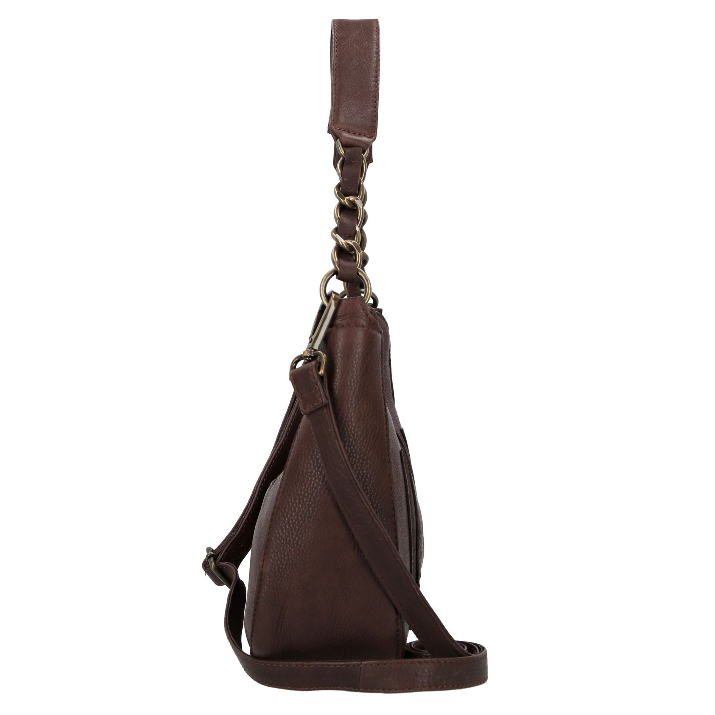 Borsa a spalla 'Chained Middleton' di Cowboysbag in marrone