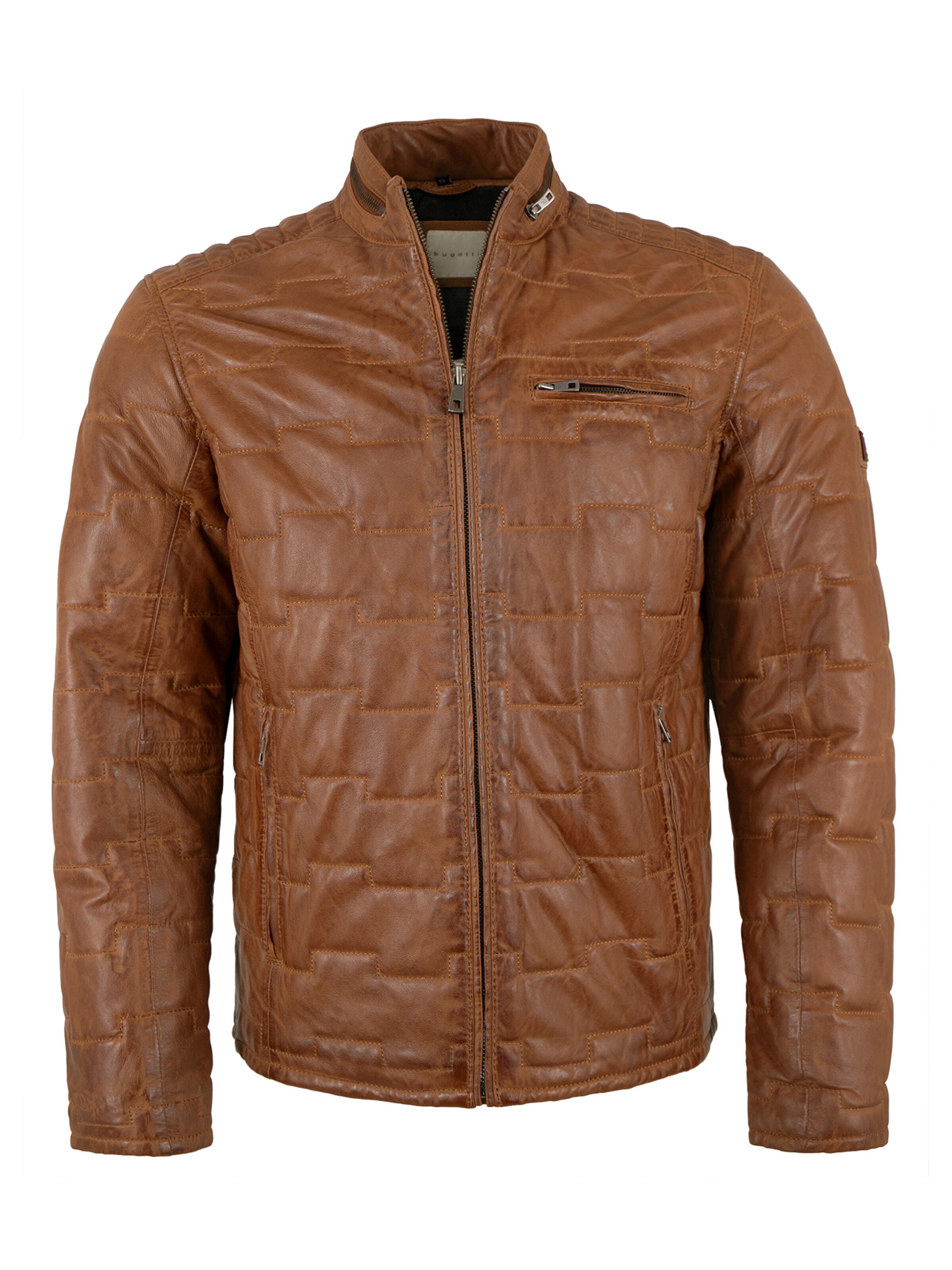 bugatti Between-season jacket 'BU-378' in Brown: front