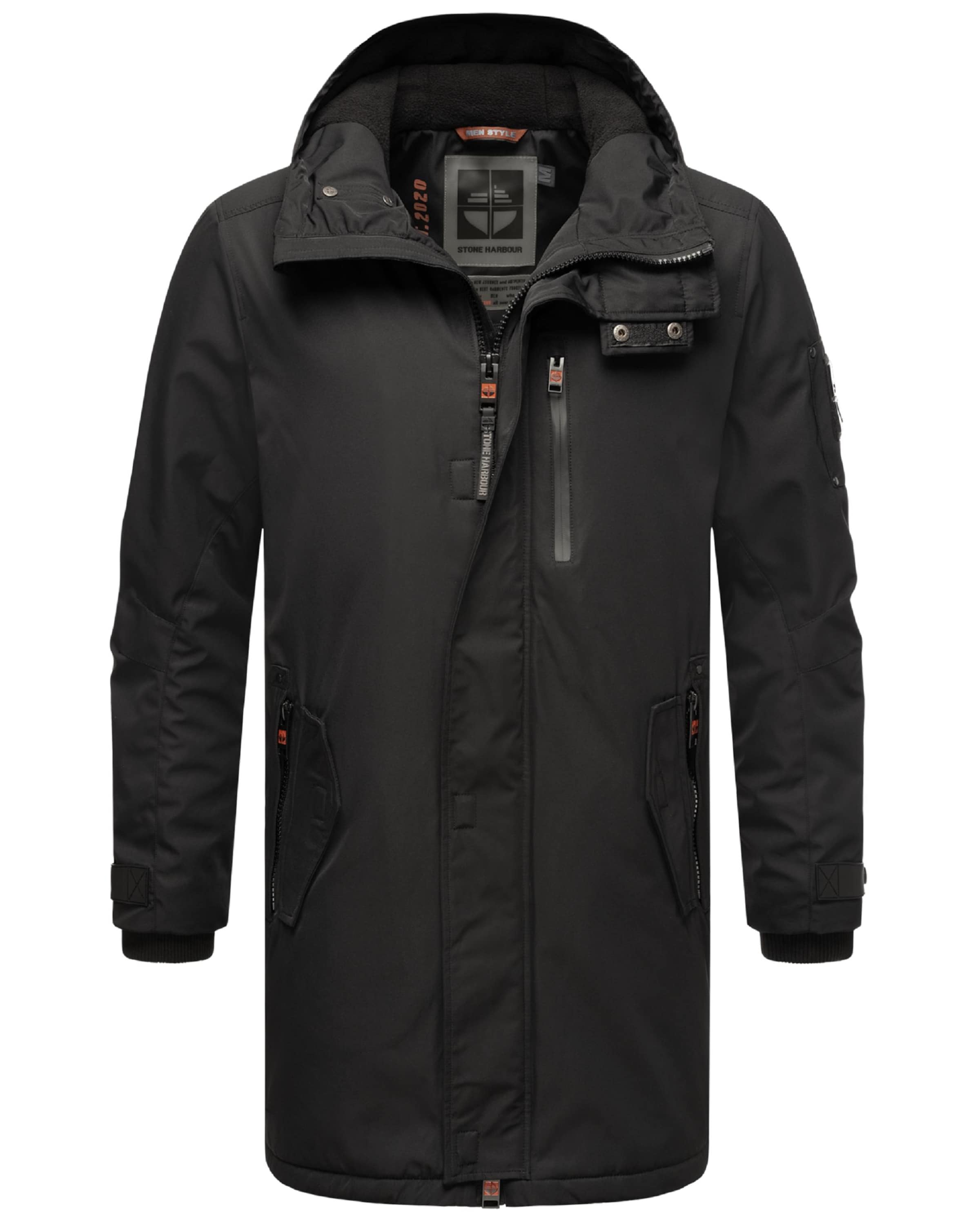 melns STONE HARBOUR Funkcionāla jaka 'Lanzoo'
