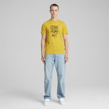 PUMA Performance Shirt 'Bowl' in Yellow