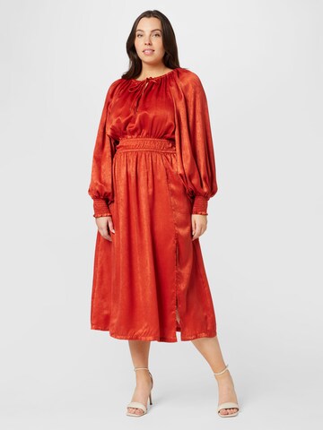 River Island Plus Jurk in Rood: voorkant