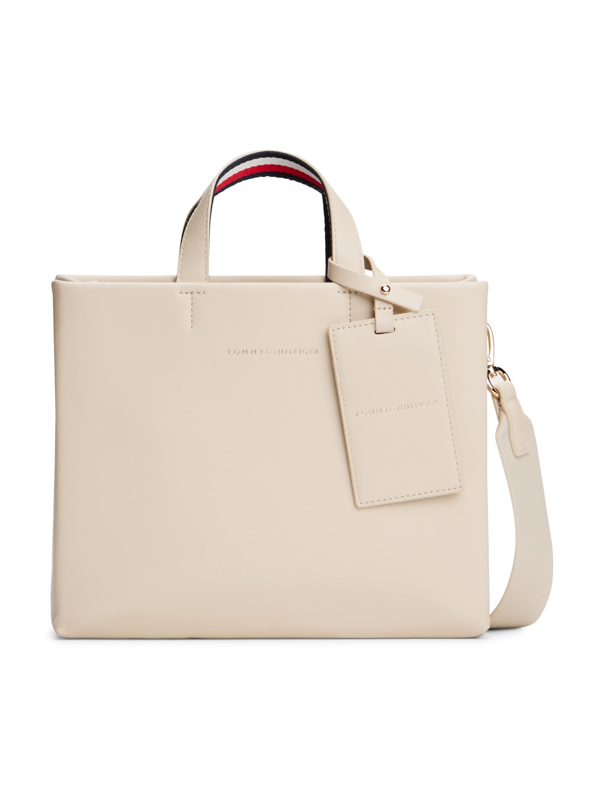 Borsa a mano di TOMMY HILFIGER in beige: frontale