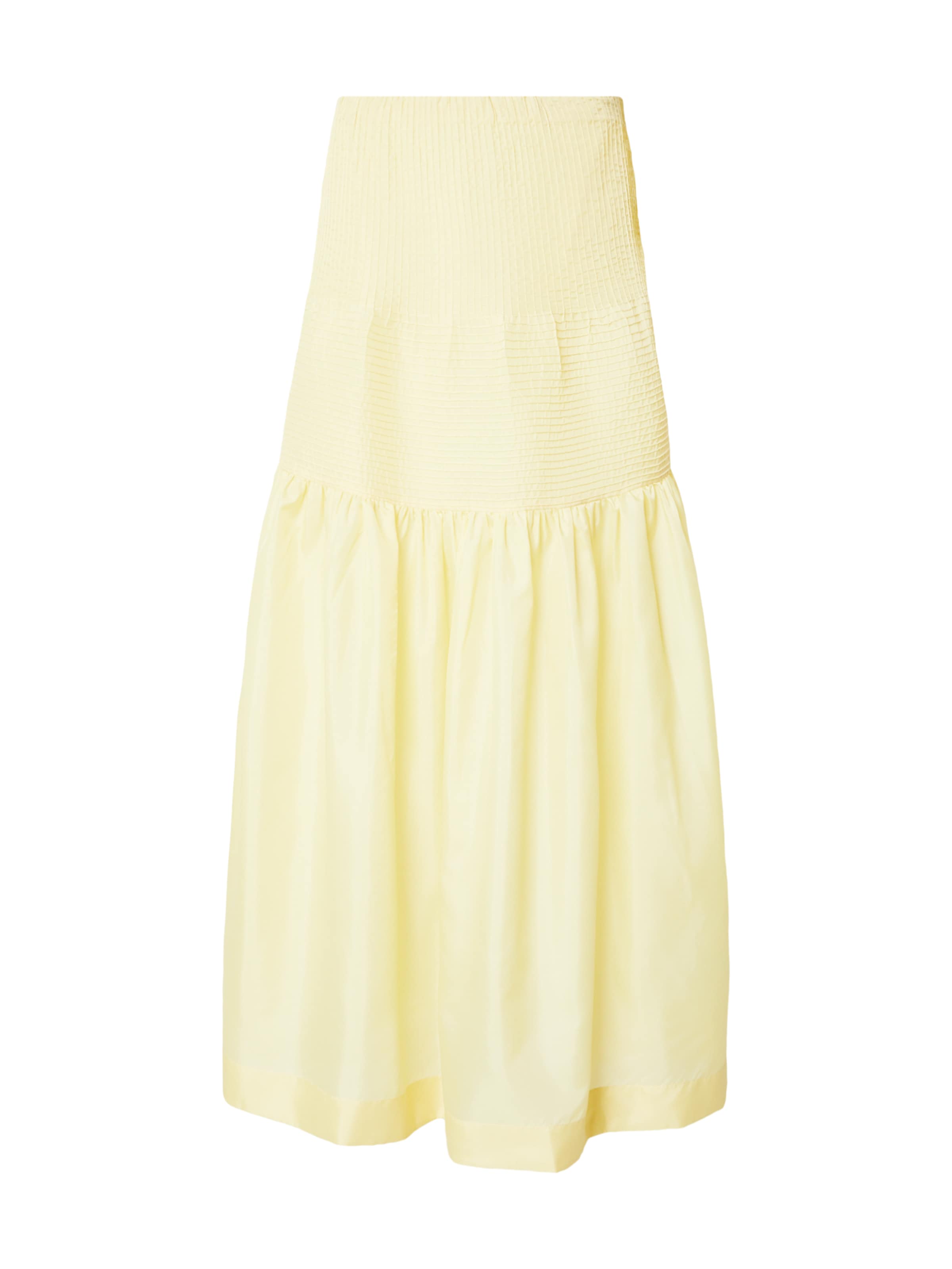 TOPSHOP Rock in hellgelb, Produktansicht