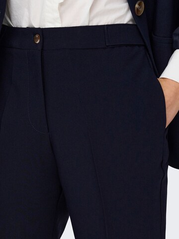 Regular Pantalon à plis ONLY en bleu