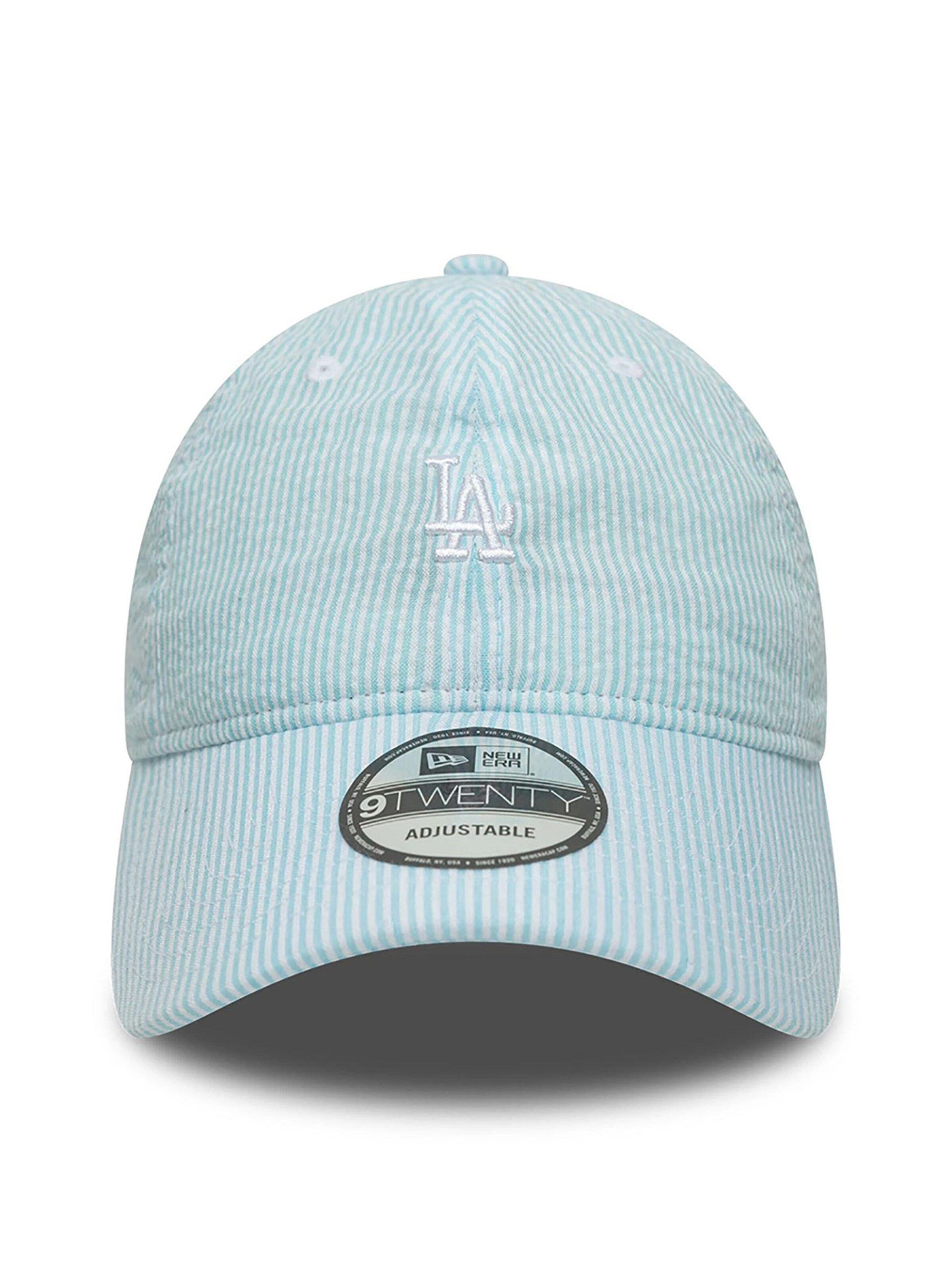 NEW ERA Athletic Cap '9TWENTY Los Angeles Dodgers MLB Seersucker' in Blue