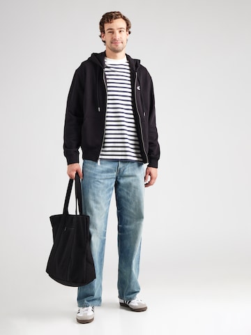 Calvin Klein Jeans Mikina – černá