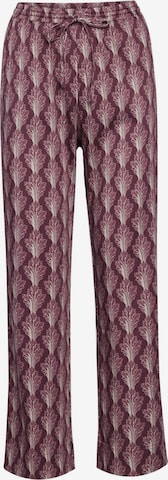 ESSENZA Pajama Pants 'Mare' in Red: front