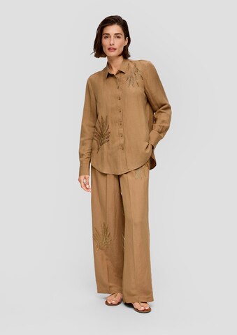 s.Oliver BLACK LABEL Bluse in Braun