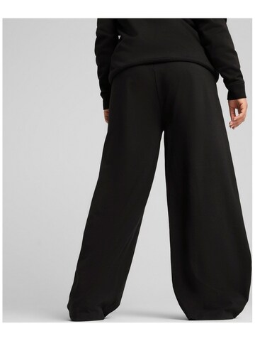 regular Pantaloni sportivi 'Puma Ess Small No. 1 Logo High-waist Straight' di PUMA in nero