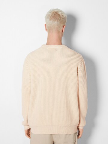 Bershka Pullover in Beige