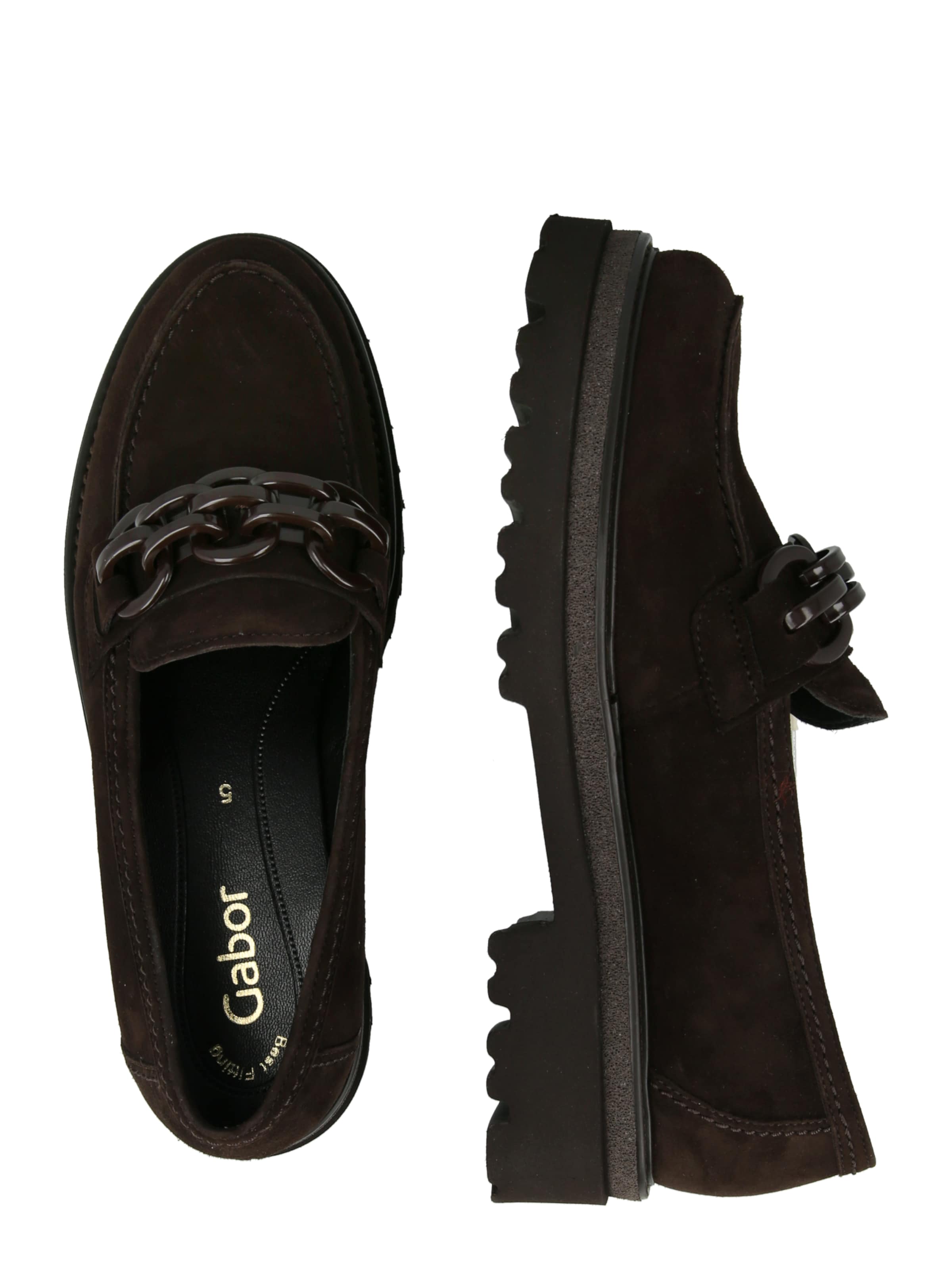 GABOR Instappers in Bruin: zijkant