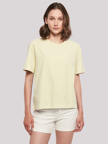 T-shirt 'Escape Discover the World Tree Birds' F4NT4STIC en jaune : devant