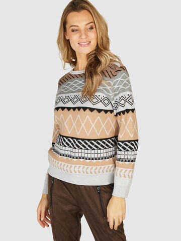 Pull-over Navigazione en beige : devant