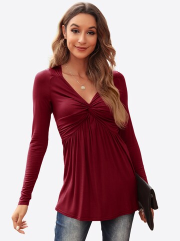 T-shirt Imily Bela en rouge : devant