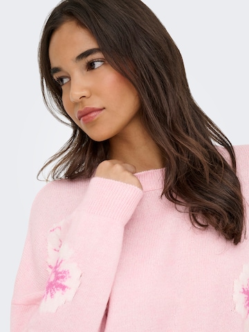 JDY Pulóver 'JDYFLORIS' - rózsaszín