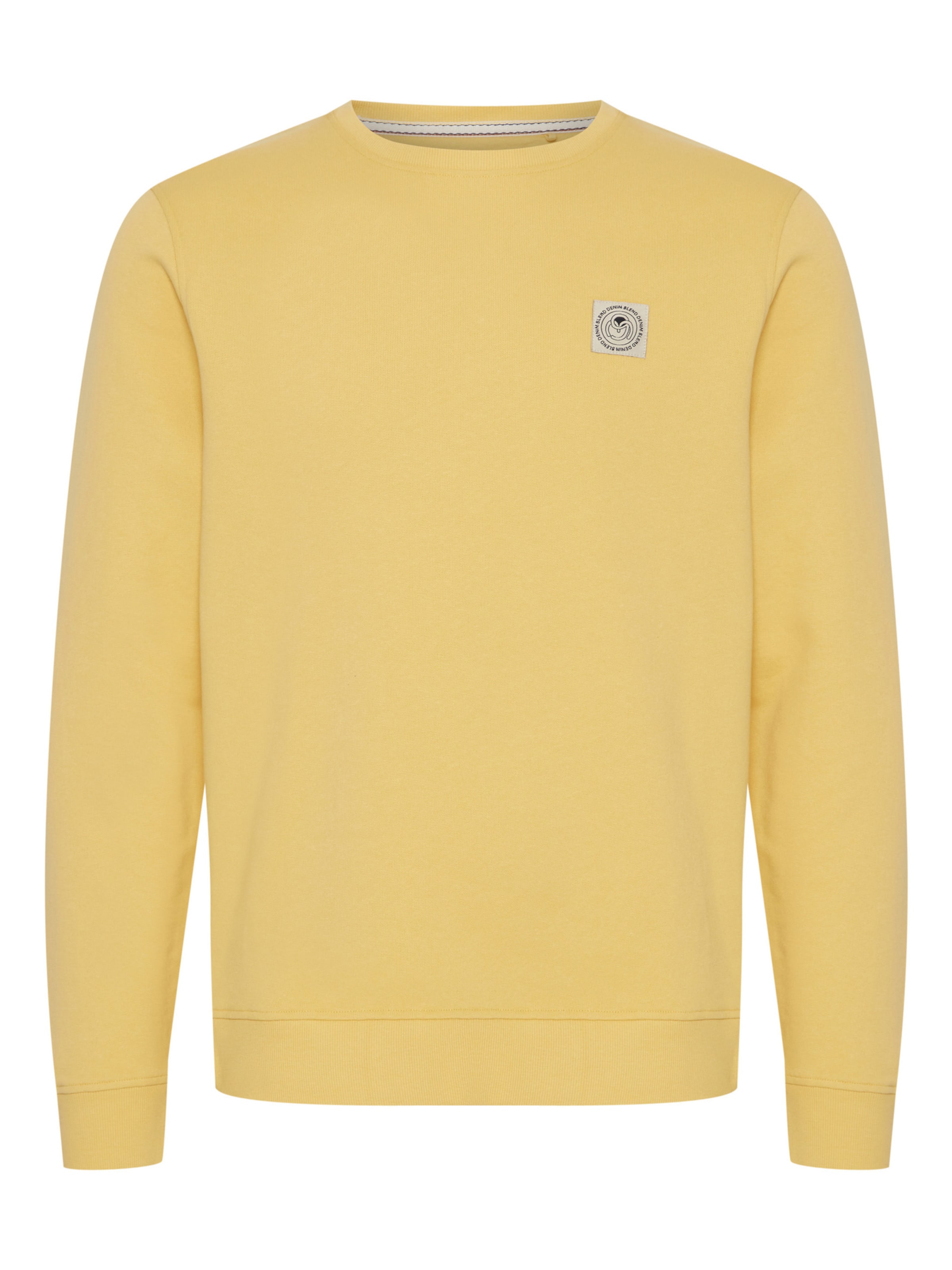 BLEND Sweatshirt in Yellow: front