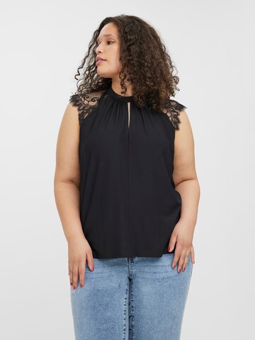 Vero Moda Curve Blouse 'Milla' in Black: front
