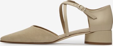 Sandales ' Salones ' LOTTUSSE en beige : devant