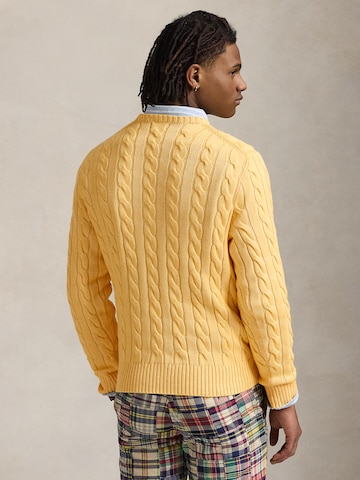 Polo Ralph Lauren Regular fit Пуловер 'DRIVER' в жълто