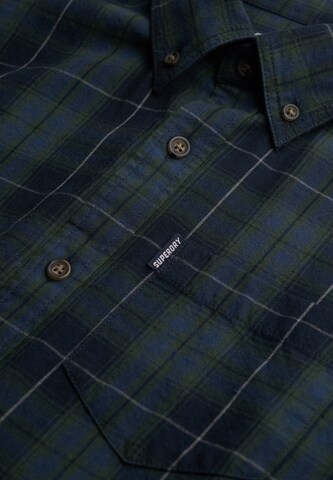 Superdry Regular fit Overhemd in Groen