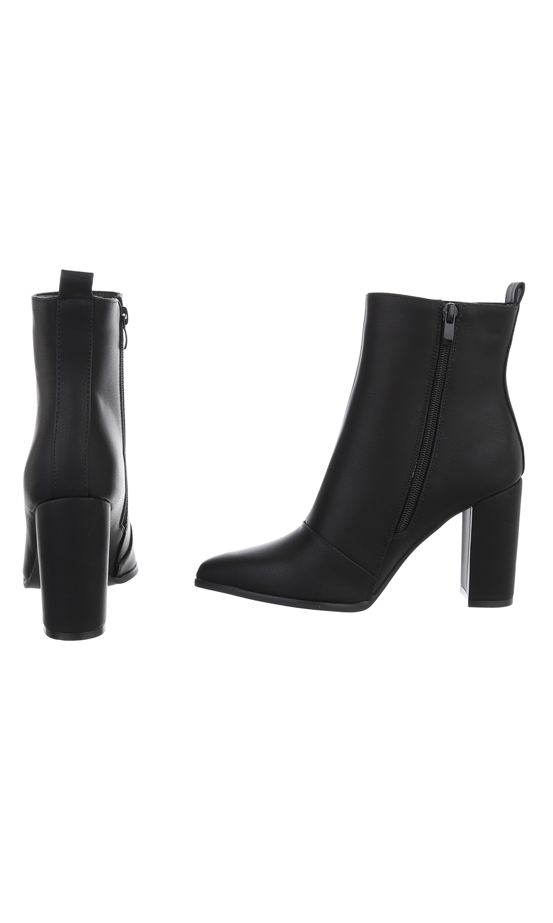 Ital-Design Stiefelette in Schwarz