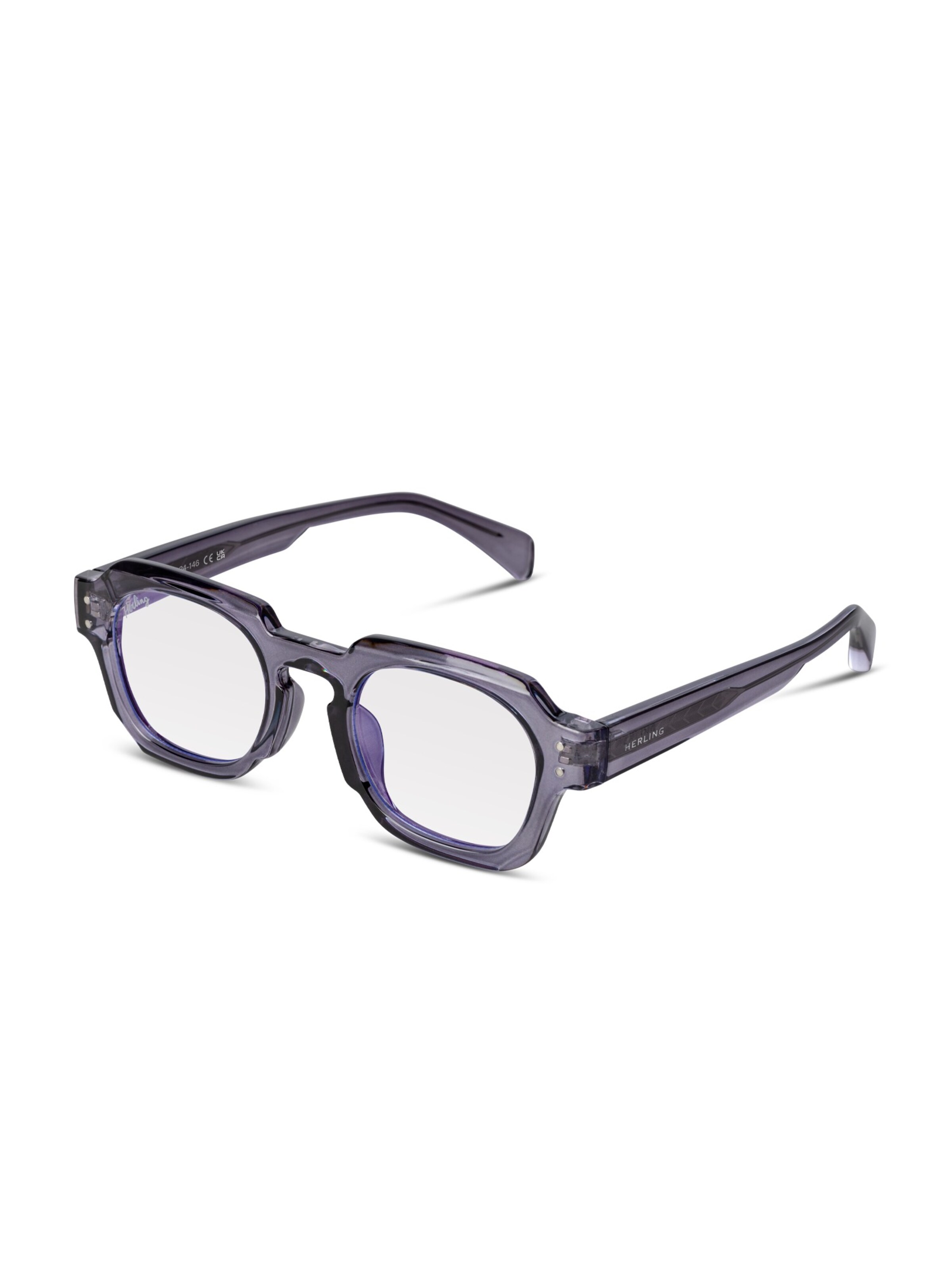 Herling Glasses 'Grayson Blue Light' in Purple: front