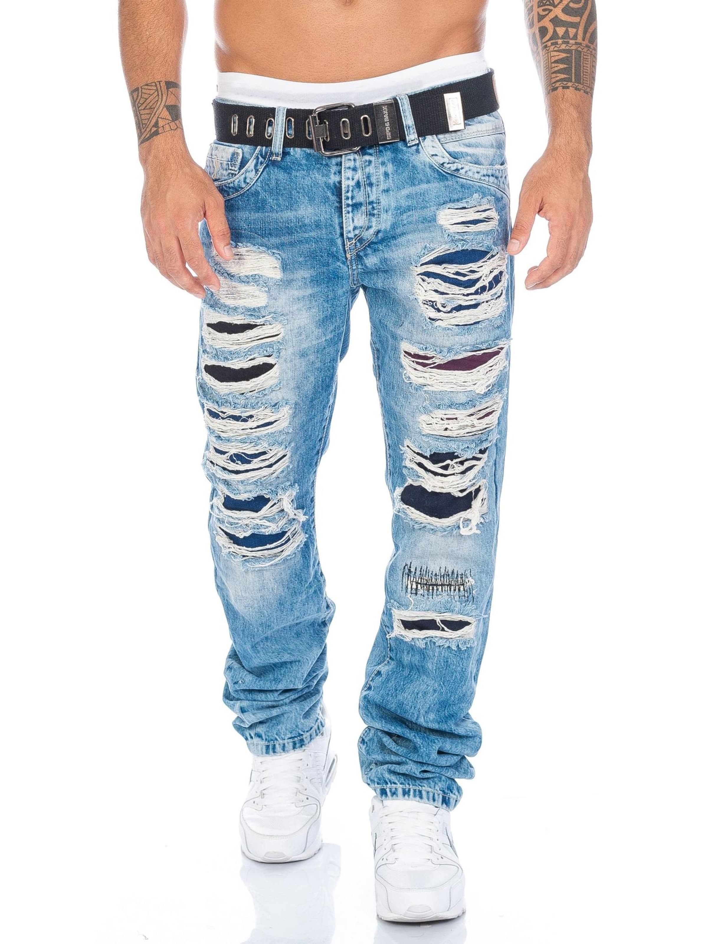 CIPO & BAXX Jeans 'BJ131' in Blue denim, Item view
