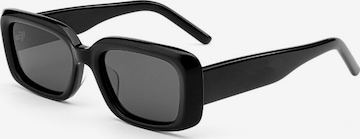 VEYREY Sunglasses 'Platz Sonnenbrillen Xep' in Black: front