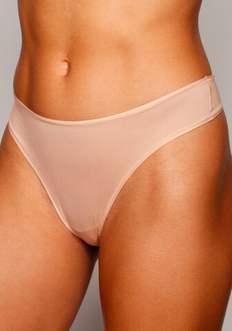LASCANA - Tanga en beige